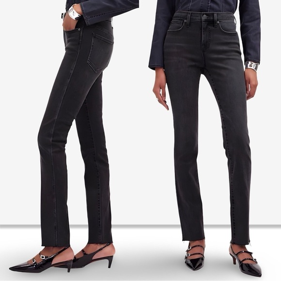 Madewell Denim - Madewell Stovepipe Jeans in Banberry Wash: Raw-Hem Edition | Size 29